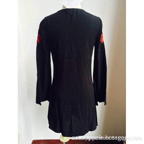 Damen Bluse mit Rückenöffnung